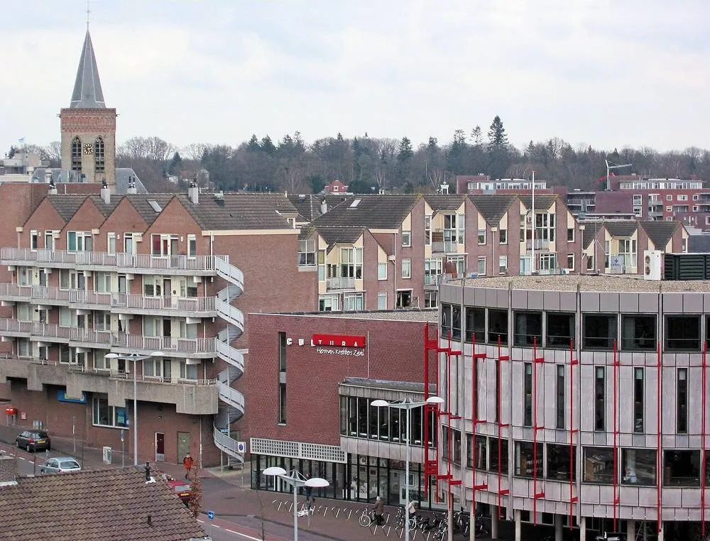 Ede: Ede vanaf Concordiamolen 7 maart 2008